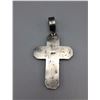 Image 4 : Turquoise and Sterling Silver Cross Pendant
