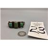 Image 8 : Old Bracelet with 3 Rectangle Turquoise Stones