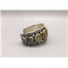 Image 2 : 9-Stone Green Turquoise Cuff Bracelet