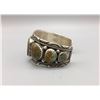 Image 5 : 9-Stone Green Turquoise Cuff Bracelet