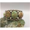 Image 8 : 9-Stone Green Turquoise Cuff Bracelet