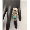 Image 7 : Turquoise and Sterling, Kachina Ring