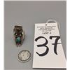 Image 8 : Turquoise and Sterling, Kachina Ring