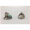 Image 6 : Pair of Turquoise Rings