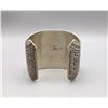 Image 4 : MASSIVE Sterling Cuff with High Grade Turquoise by Tommy Singer