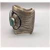 Image 6 : MASSIVE Sterling Cuff with High Grade Turquoise by Tommy Singer