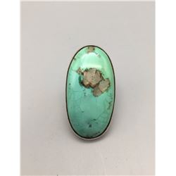 Large Turquoise, Sterling Silver Ring