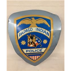 Papago Indian Police Car Door Sign
