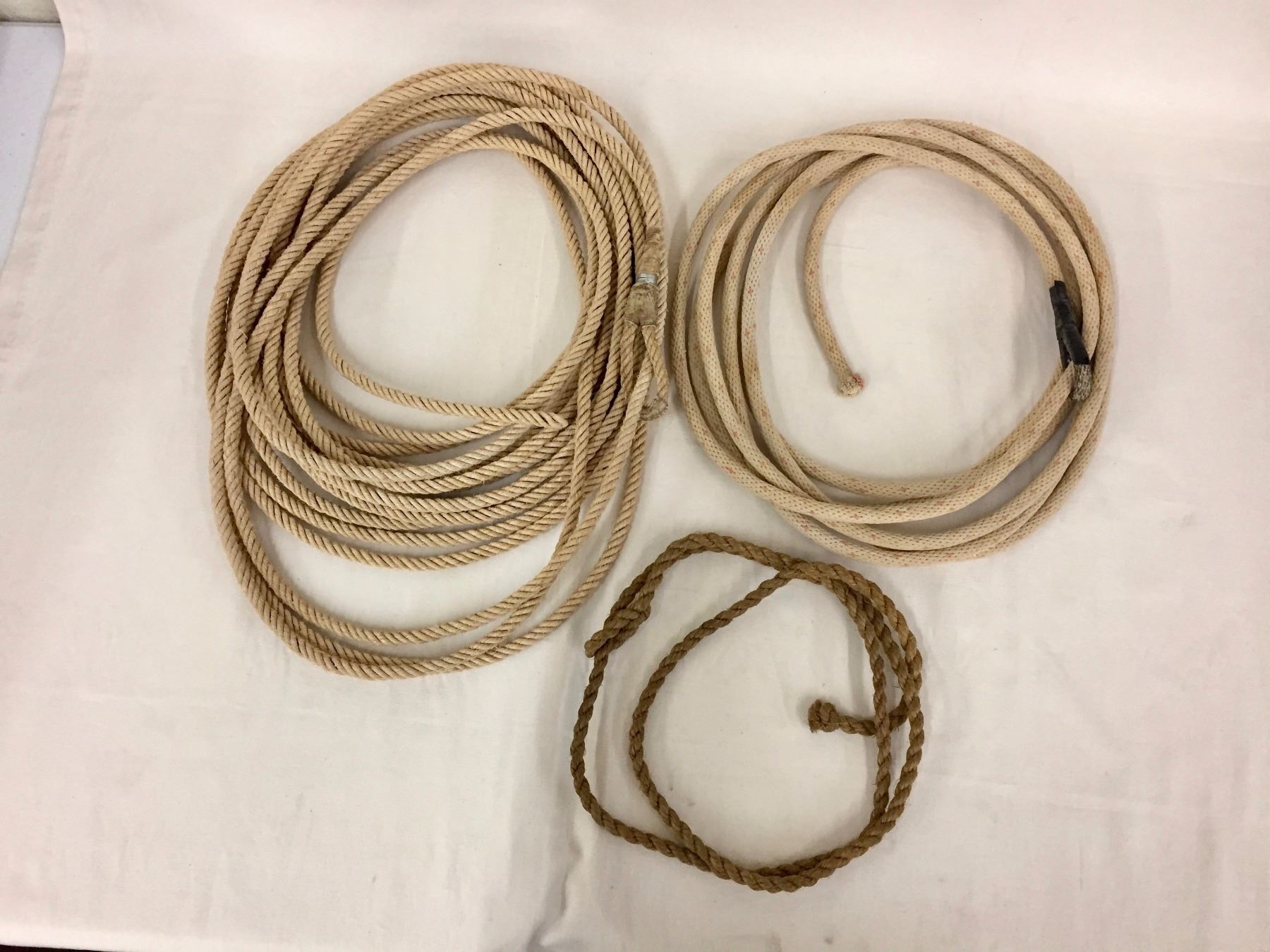 Used Cowboy Ropes Old Ropes From A 1940s Rodeo Cowboy