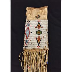 Antique Plains Indian Beaded Pipe Bag