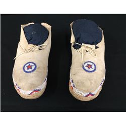 Antique Cheyenne Beaded Moccasins