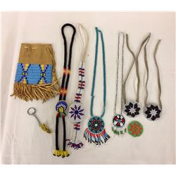 Beaded Necklace, Bolo, Hair Ties, Etc.