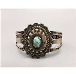 Sterling Silver and Turquoise Bracelet