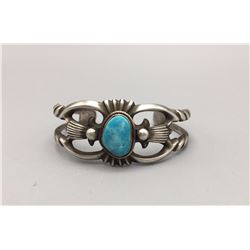 Sterling Silver and Turquoise Bracelet