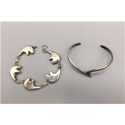 2 Sterling Silver Bracelets