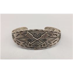 Fred Harvey Style Sterling Bracelet