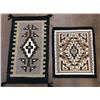 Image 1 : Pair of Two Grey Hills Navajo Textiles