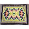 Image 1 : Vintage Colorful, Busy Pattern Navajo Textile