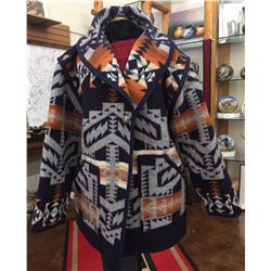 Pendleton Style Handmade Wool Coat