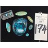 Image 7 : Lot of Turquoise Cabochons