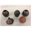 Image 5 : Group of 5 Fine Santa Clara Pots