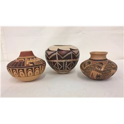 3 Hopi Pots