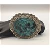 Image 1 : Turquoise and Sterling Silver Belt Buckle