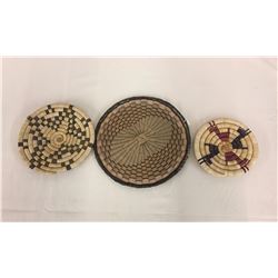 3 Hopi Baskets - Plaques