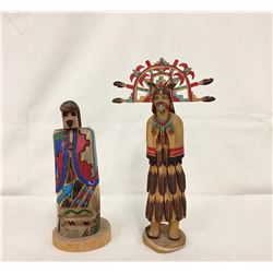 2 Hopi Kachinas