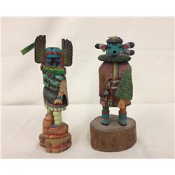 2 Hopi Kachinas