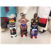 Image 2 : 2 Dolls and 3 Route 66 Kachinas
