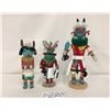 Image 6 : Group of 3 Older Hopi Kachinas