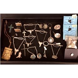 Group of Tie Bars, Cuff Links and Misc.