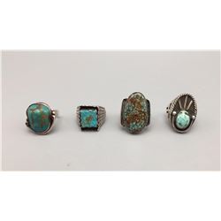 Group of 4 Vintage Rings