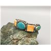 Image 8 : Turquoise and Spiny Oyster Bracelet
