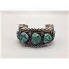 Image 1 : Five Stone Vintage Turquoise Bracelet