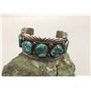 Image 8 : Five Stone Vintage Turquoise Bracelet