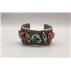 Image 1 : Vintage Turquoise and Coral Bracelet