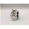 Image 3 : Heavy, Sandcast Turquoise Bracelet