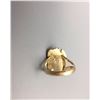 Image 6 : Gold Ring with High Grade Spiderweb Turquoise