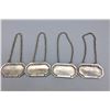 Image 3 : Tiffany and Co. Sterling Silver Bottle/Decanter Tags