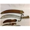 Image 2 : Group of Fixed Blade Knives - Machete