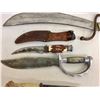 Image 3 : Group of Fixed Blade Knives - Machete