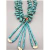 Image 7 : Large Turquoise and Shell, Jocla Necklace