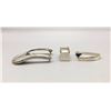 Image 4 : Navajo Sterling Silver Belt Buckle Set