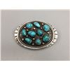 Image 2 : Sterling Silver and Turquoise Buckle