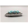 Image 3 : Sterling Silver and Turquoise Buckle