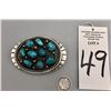 Image 6 : Sterling Silver and Turquoise Buckle