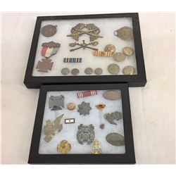 World War II Militaria/Medals Displays