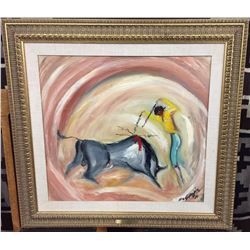 Rare! Original Ted DeGrazia Oil Painting